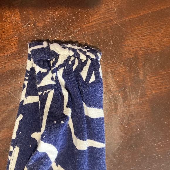 Lilly Pulitzer maxi navy and white umbrella dress - Picture 5 of 11